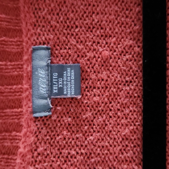 Gently-used, Aerie Buttoned Cardigan, Peachy, Dark Pink, Size XXL - Picture 2 of 4